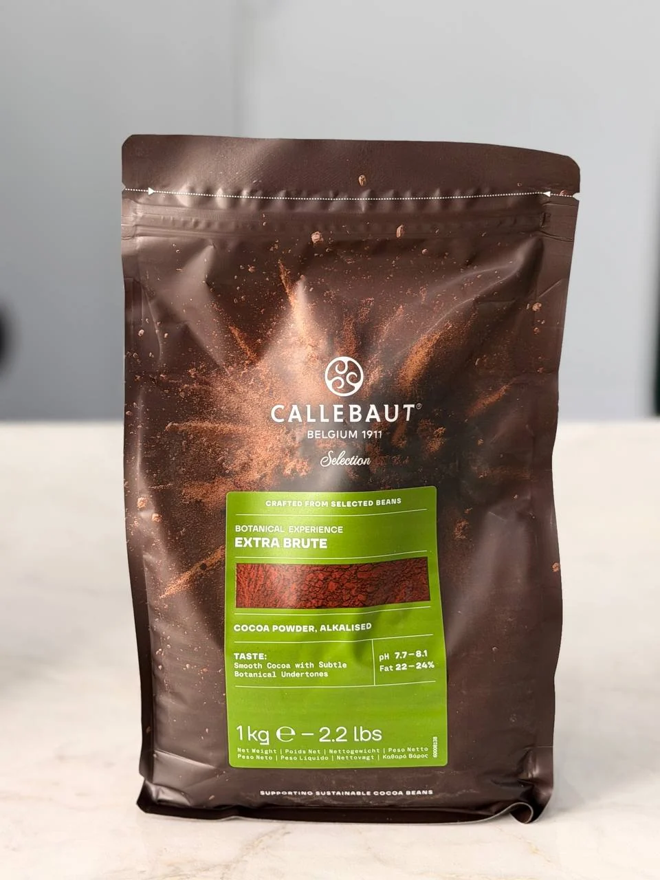 Какао Порошок Callebaut Extra Brute
