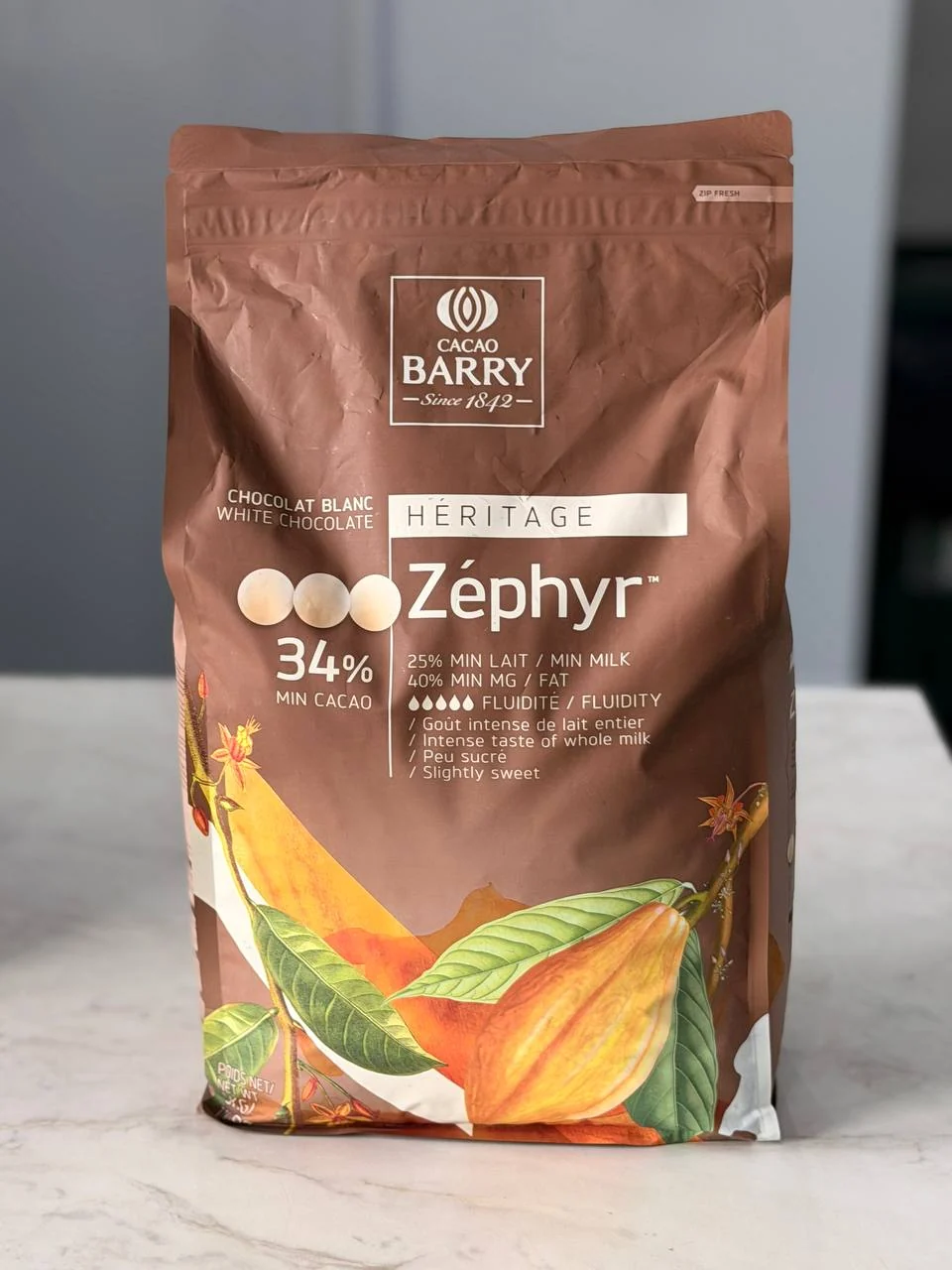 Шоколад Белый Cacao Barry Zephyr