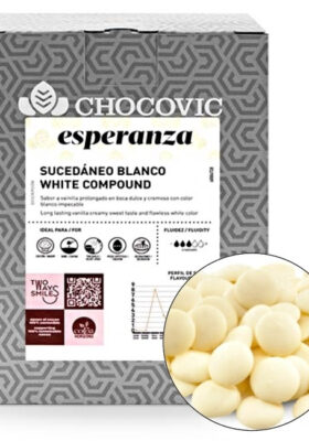 Шоколадная глазурь Chocovic Esperanza ISF-T1CHVC-94B белая для пирога, кекса