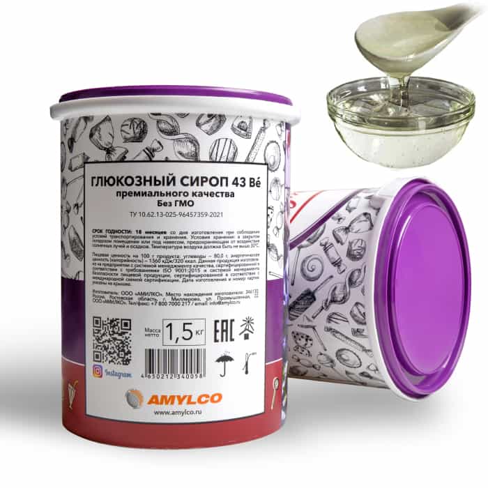 Купить глюкозный сироп Amylco кондитерский для леденцов, торта, глазури, пряников и др. - низкие цены с доставкой Глюкозный сироп Amylco кондитерский для леденцов, торта, глазури, пряников