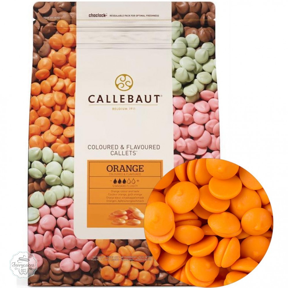 Купить шоколад каллебаут оранжевый со вкусом апельсина Callebaut Orange бельгийский для торта, ганаша, крема, украшения, выравнивания, покрытия торта, подтеков, кексов, украшения, бисквитного торта, клубники, букв, низкие цены с доставкой Шоколад оранжевый апельсин Callebaut Orange для торта, ганаша, крема, украшения, выравнивания, покрытия торта, подтеков